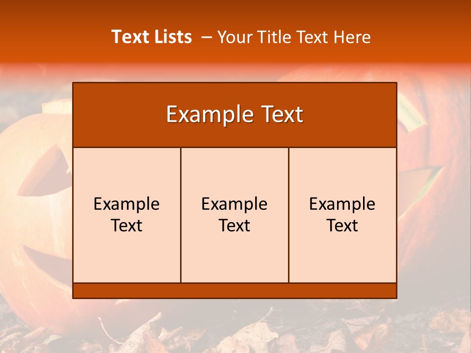 Park Smile Spooky PowerPoint Template