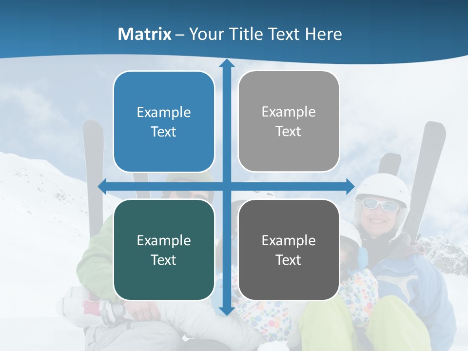 Cold Sun Woman PowerPoint Template