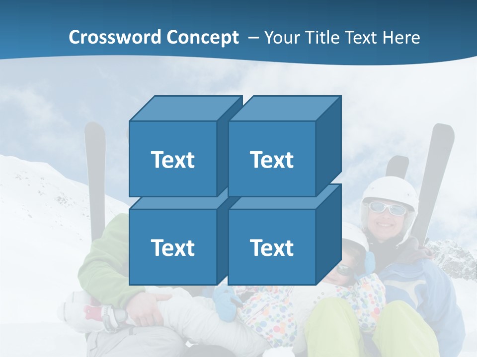 Cold Sun Woman PowerPoint Template