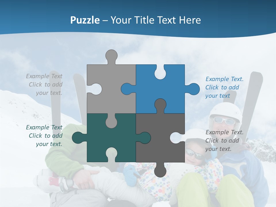 Cold Sun Woman PowerPoint Template