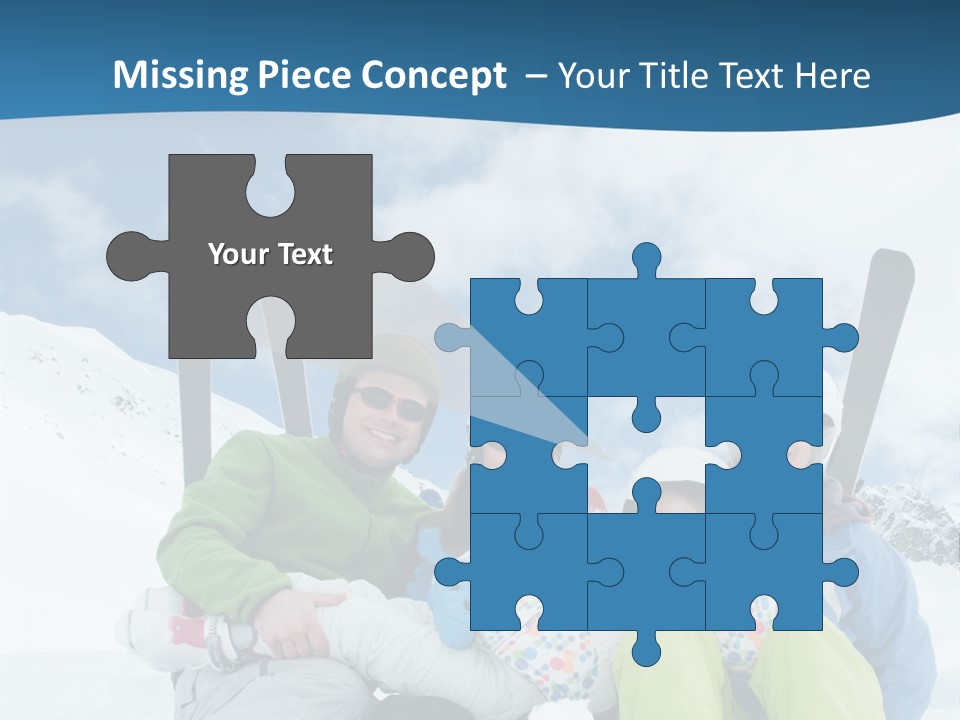 Cold Sun Woman PowerPoint Template