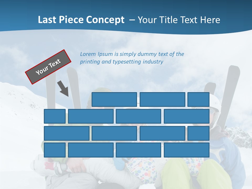 Cold Sun Woman PowerPoint Template