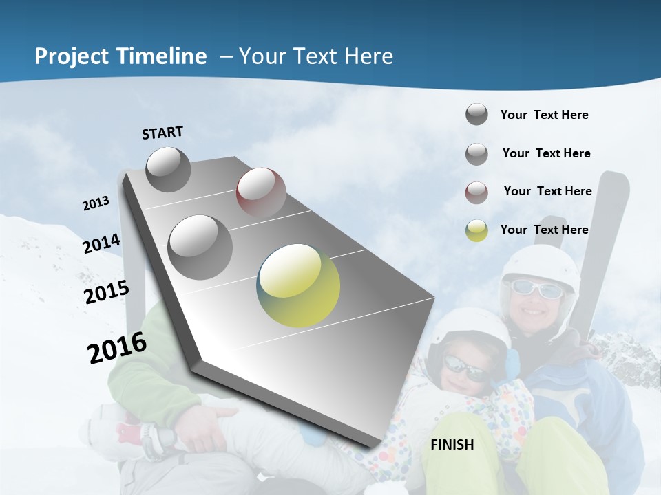 Cold Sun Woman PowerPoint Template