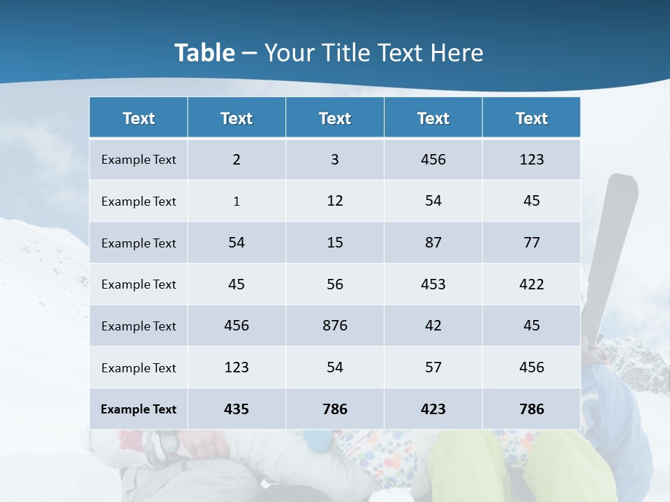 Cold Sun Woman PowerPoint Template