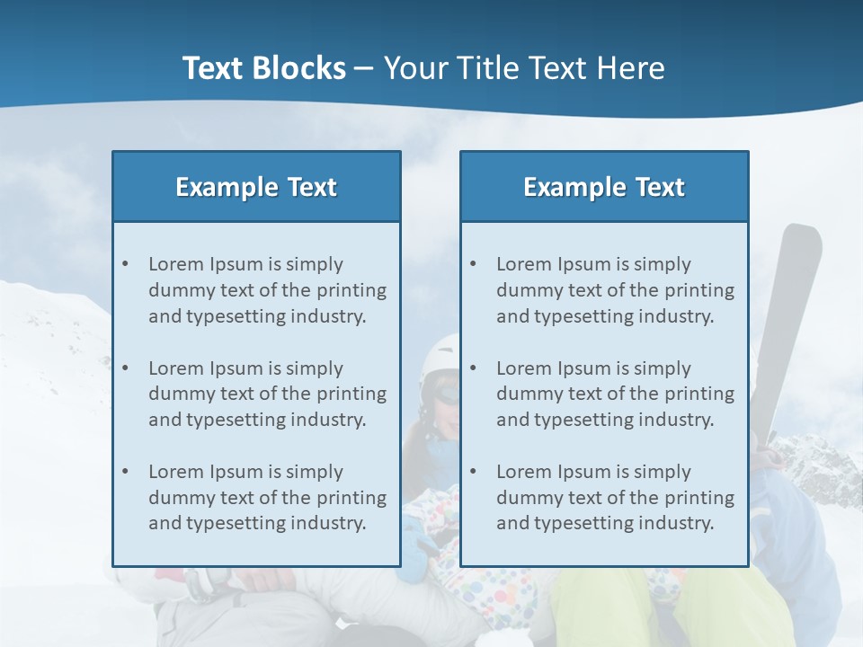 Cold Sun Woman PowerPoint Template
