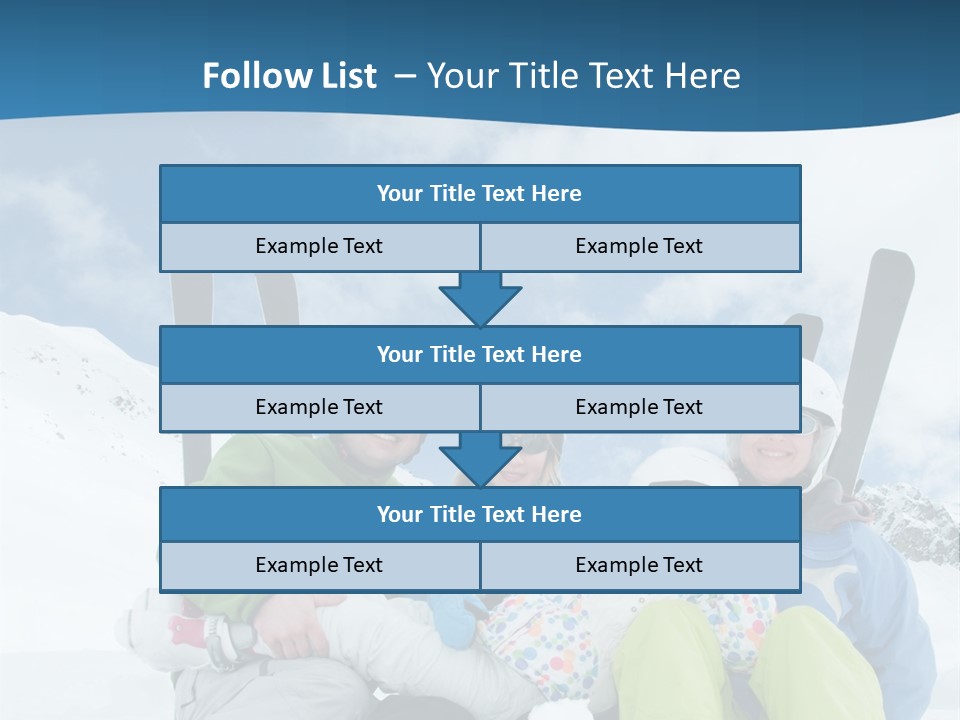 Cold Sun Woman PowerPoint Template