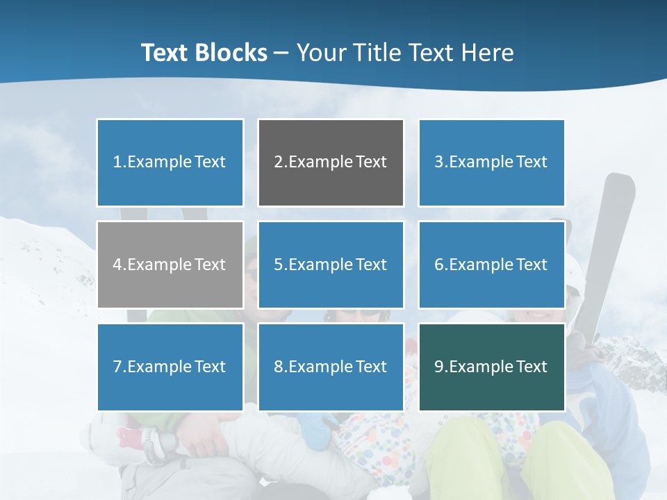 Cold Sun Woman PowerPoint Template