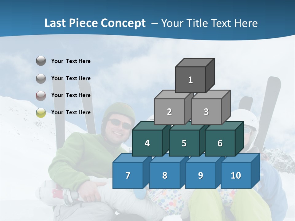 Cold Sun Woman PowerPoint Template