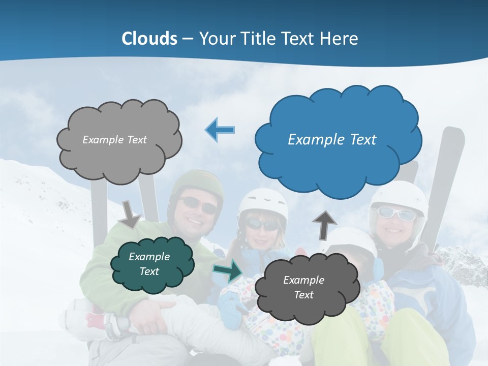 Cold Sun Woman PowerPoint Template