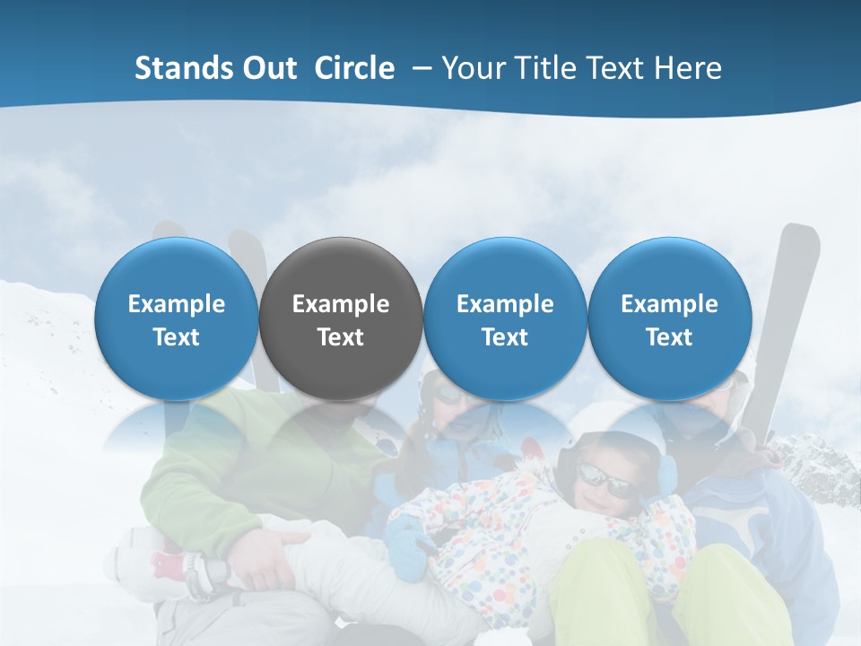 Cold Sun Woman PowerPoint Template