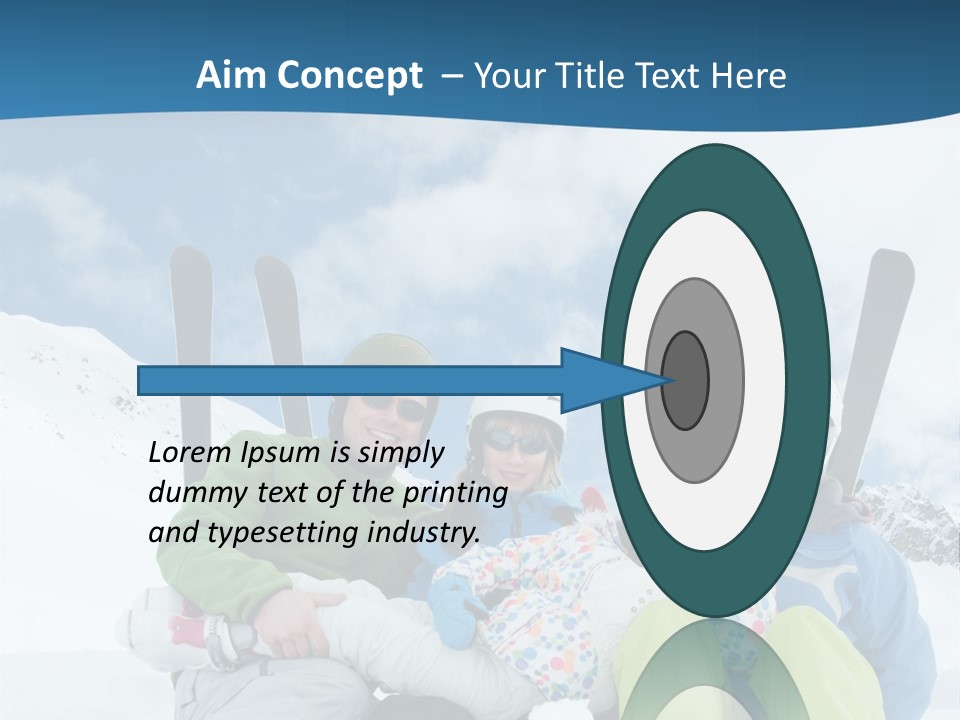 Cold Sun Woman PowerPoint Template