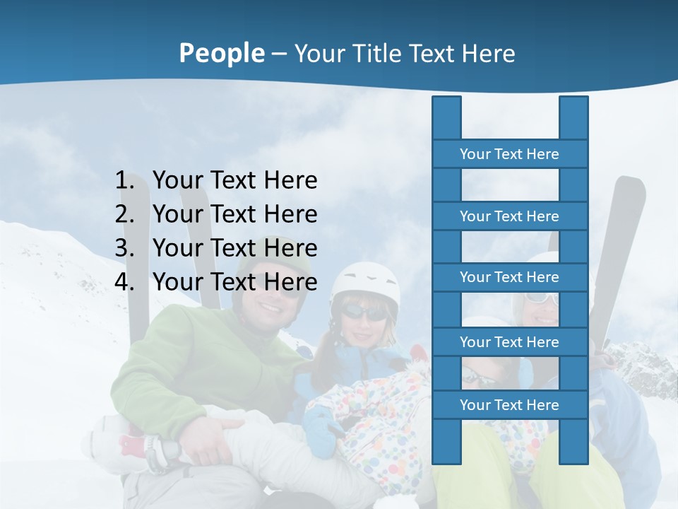 Cold Sun Woman PowerPoint Template