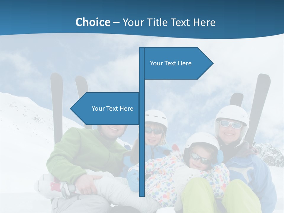 Cold Sun Woman PowerPoint Template