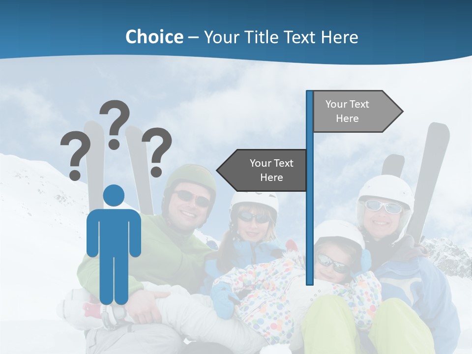 Cold Sun Woman PowerPoint Template