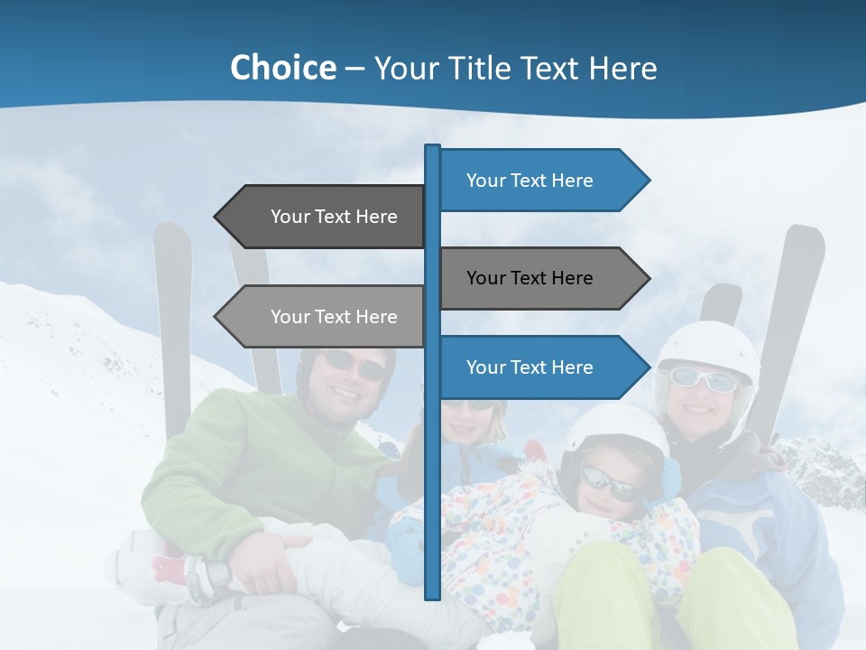 Cold Sun Woman PowerPoint Template