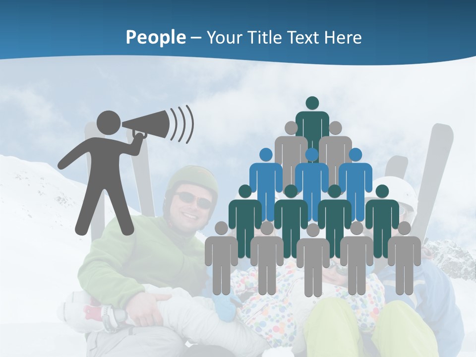 Cold Sun Woman PowerPoint Template