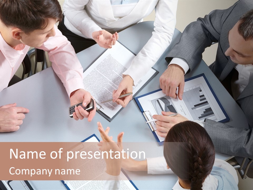 Holding Corporate Collaboration PowerPoint Template