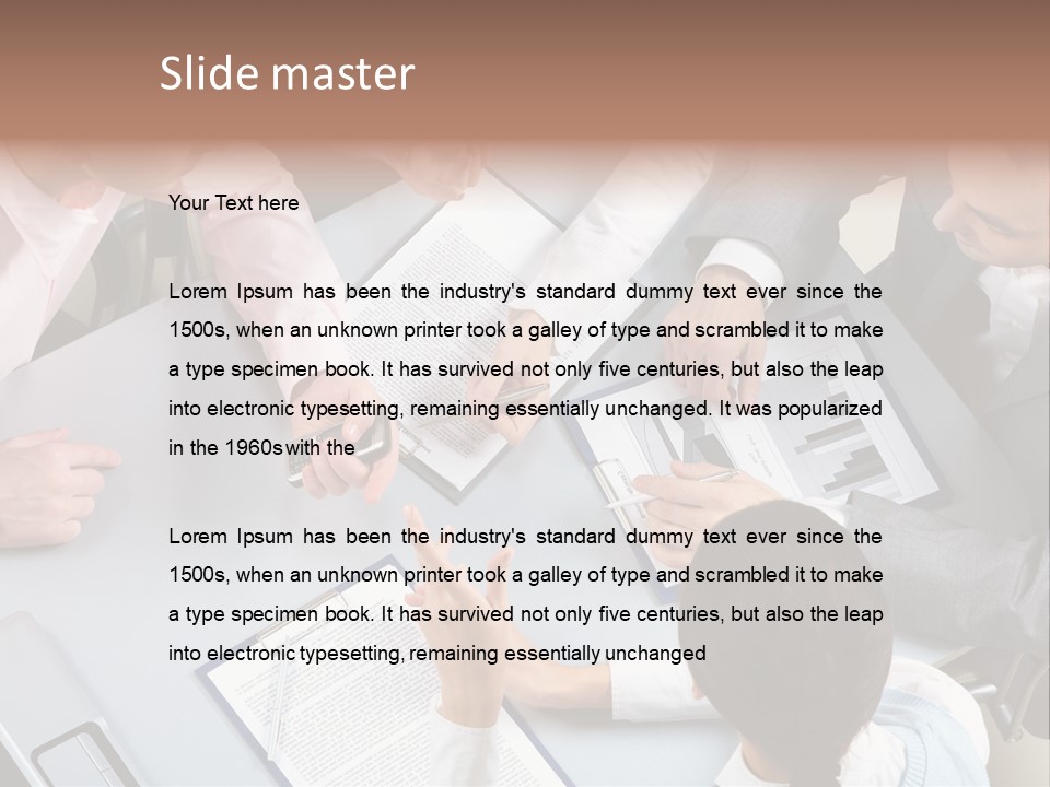 Holding Corporate Collaboration PowerPoint Template