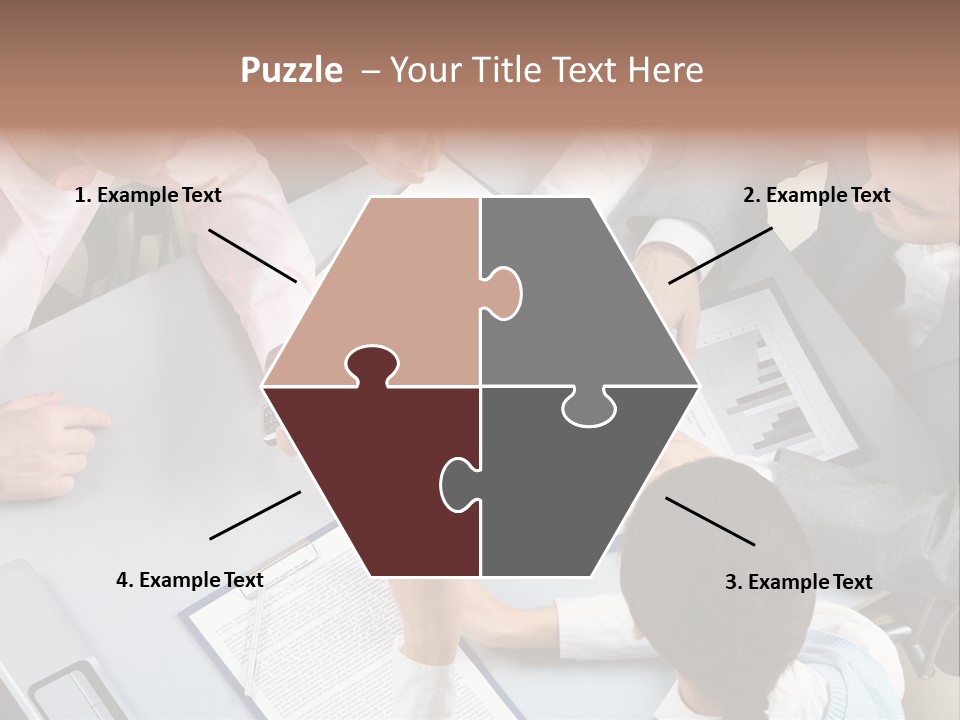 Holding Corporate Collaboration PowerPoint Template