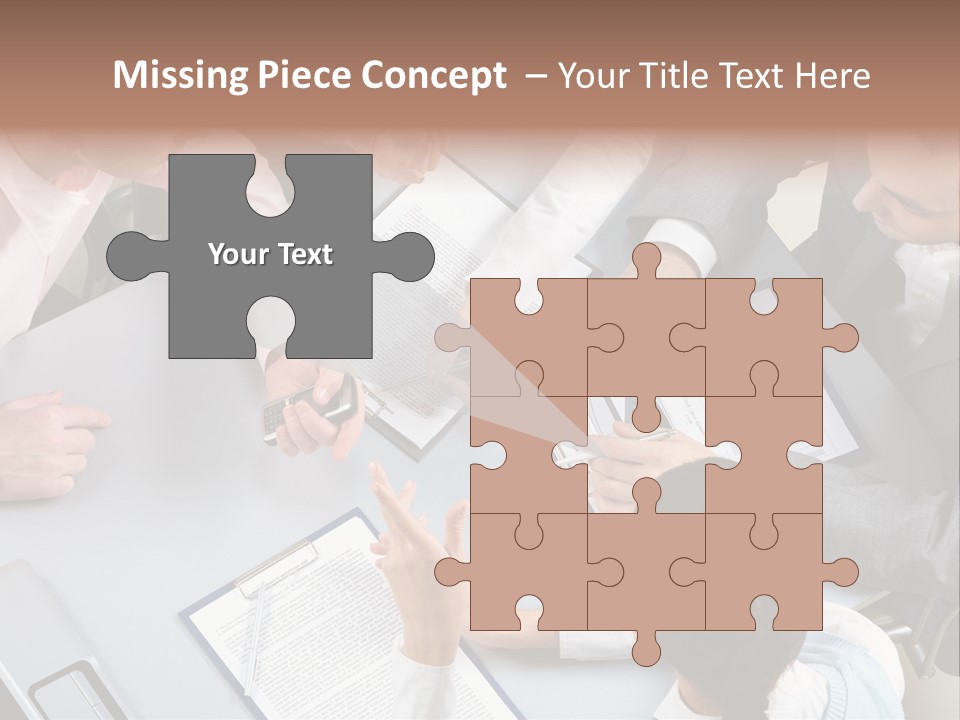 Holding Corporate Collaboration PowerPoint Template