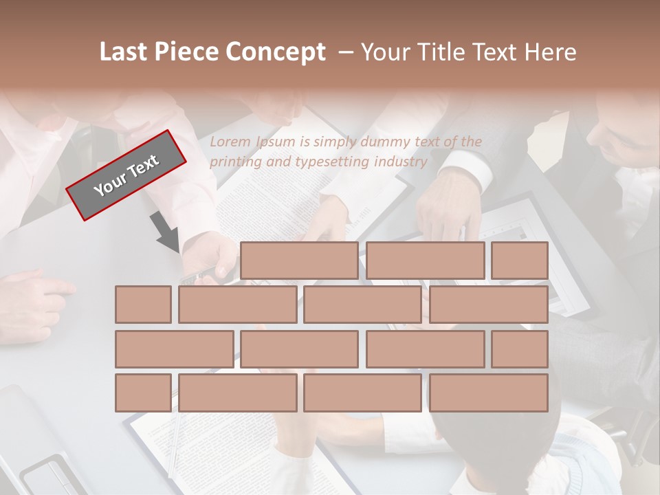 Holding Corporate Collaboration PowerPoint Template