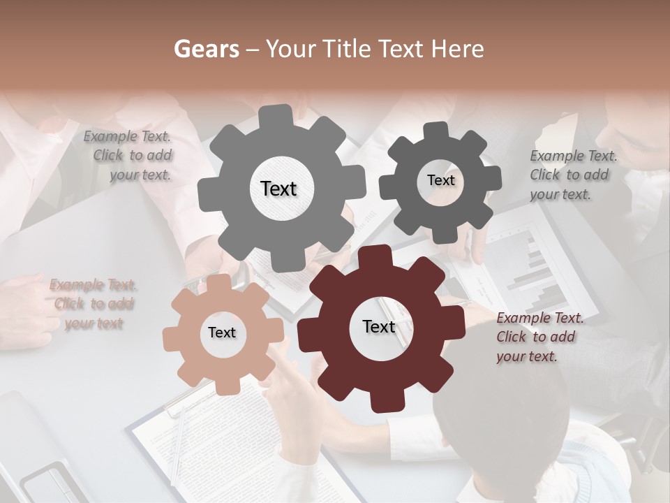 Holding Corporate Collaboration PowerPoint Template