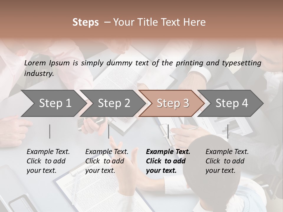 Holding Corporate Collaboration PowerPoint Template
