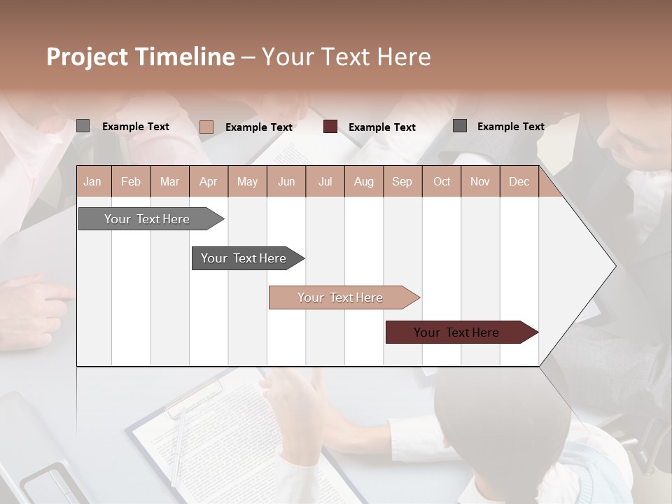 Holding Corporate Collaboration PowerPoint Template