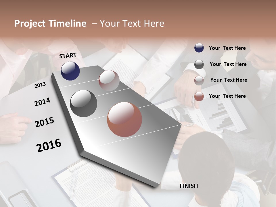 Holding Corporate Collaboration PowerPoint Template