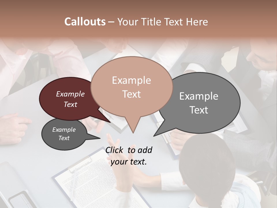 Holding Corporate Collaboration PowerPoint Template