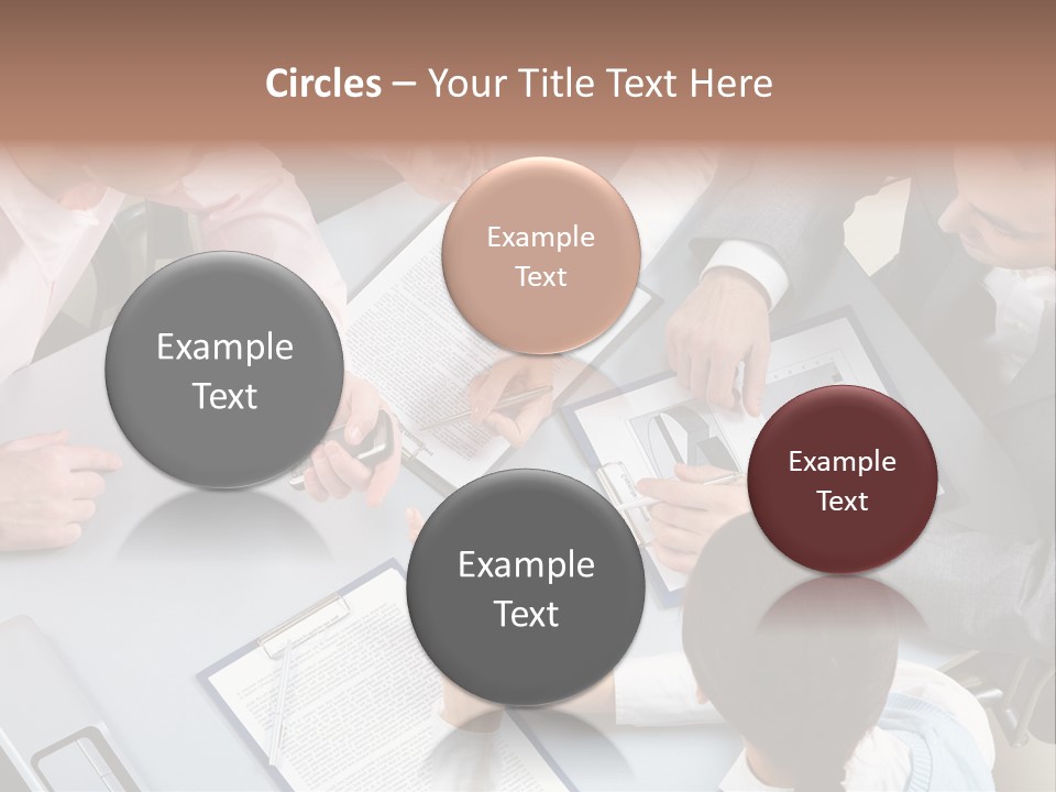 Holding Corporate Collaboration PowerPoint Template