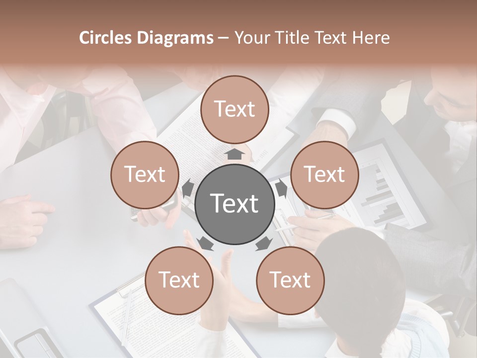 Holding Corporate Collaboration PowerPoint Template