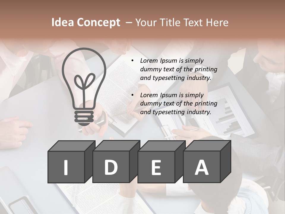 Holding Corporate Collaboration PowerPoint Template