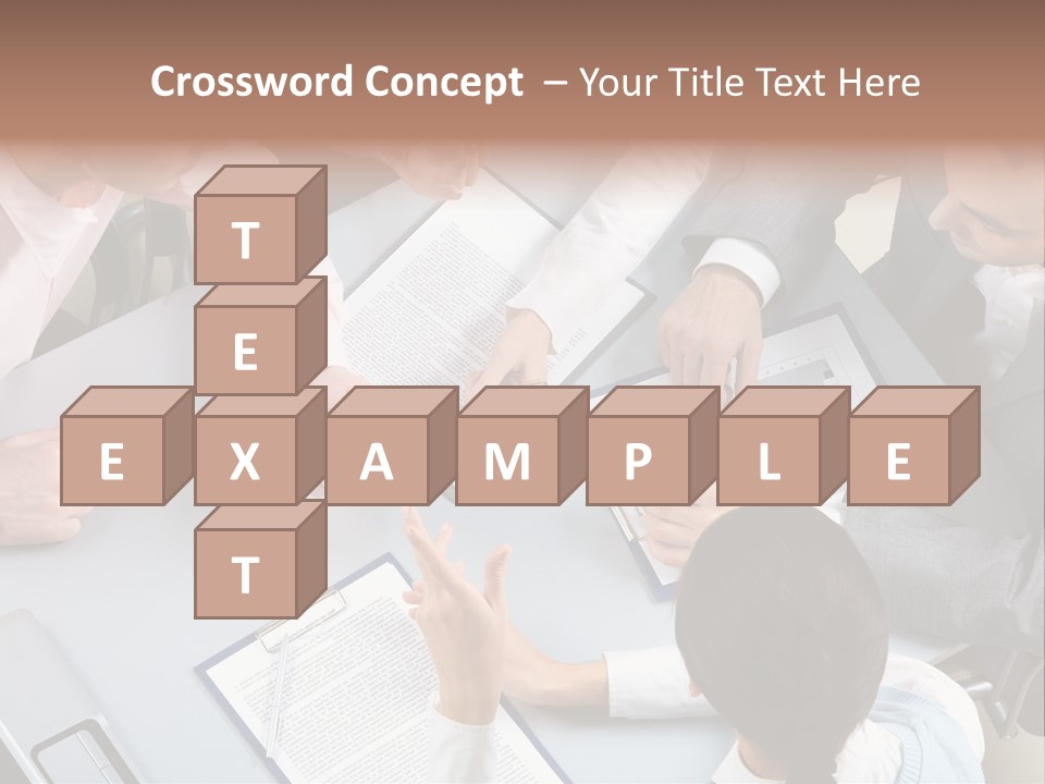 Holding Corporate Collaboration PowerPoint Template