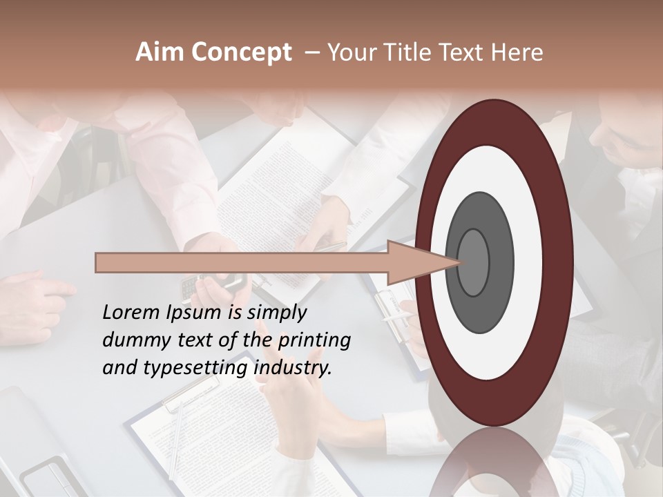 Holding Corporate Collaboration PowerPoint Template