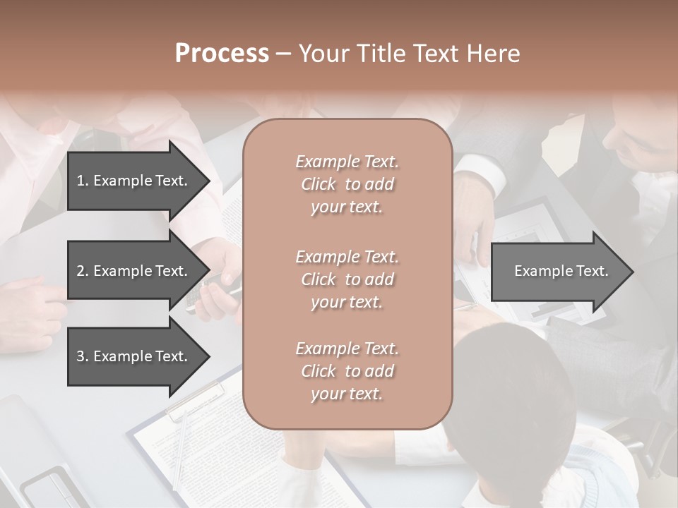 Holding Corporate Collaboration PowerPoint Template