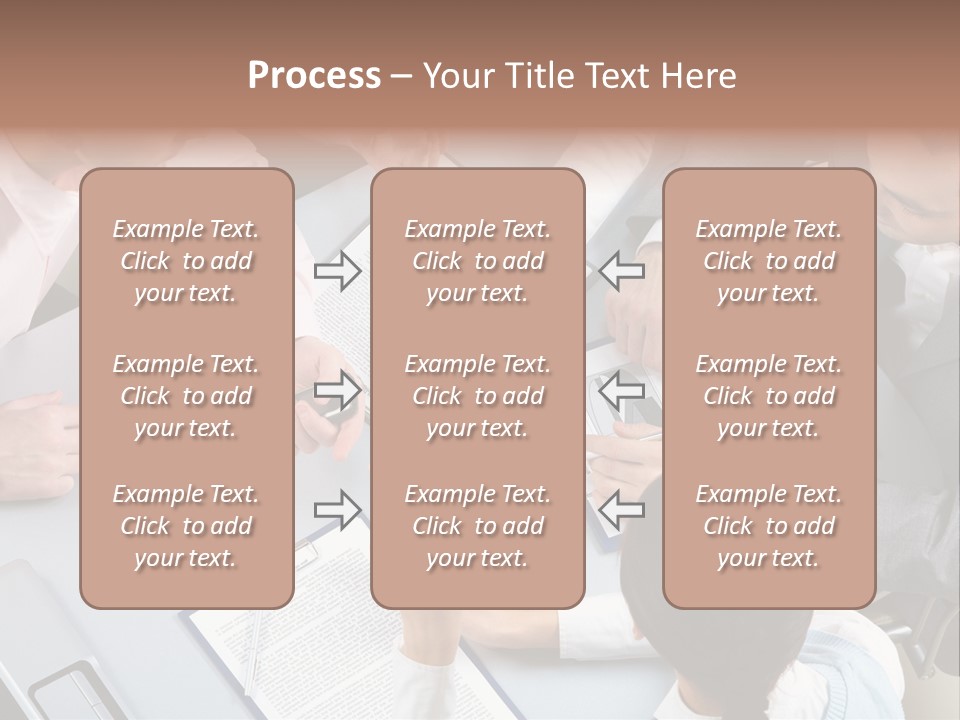 Holding Corporate Collaboration PowerPoint Template
