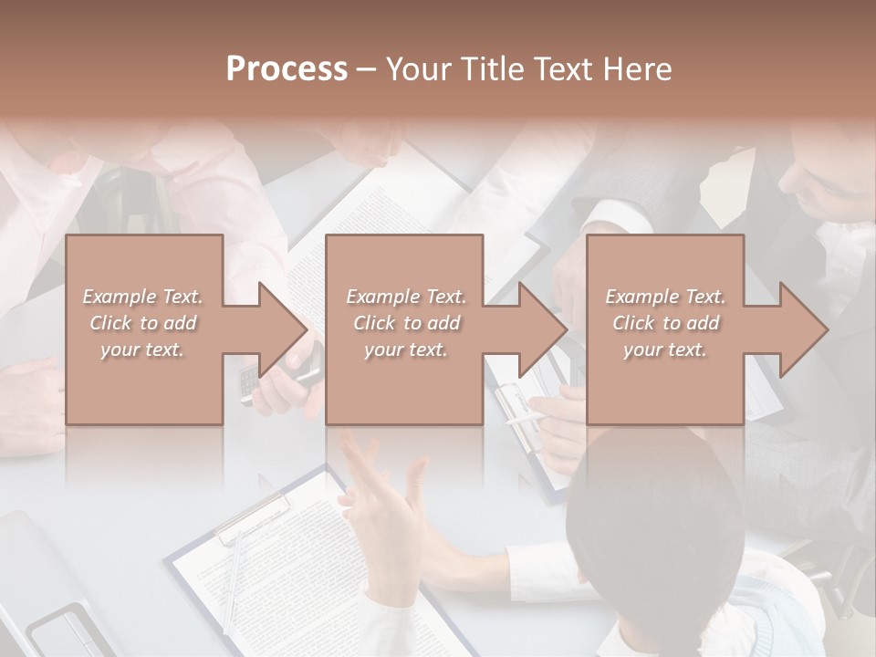 Holding Corporate Collaboration PowerPoint Template
