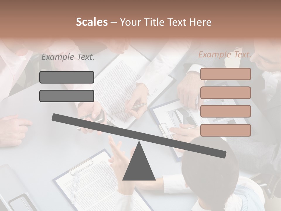 Holding Corporate Collaboration PowerPoint Template
