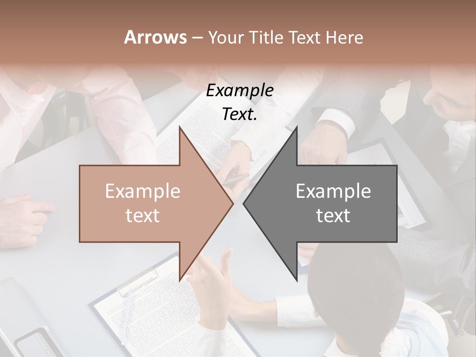 Holding Corporate Collaboration PowerPoint Template