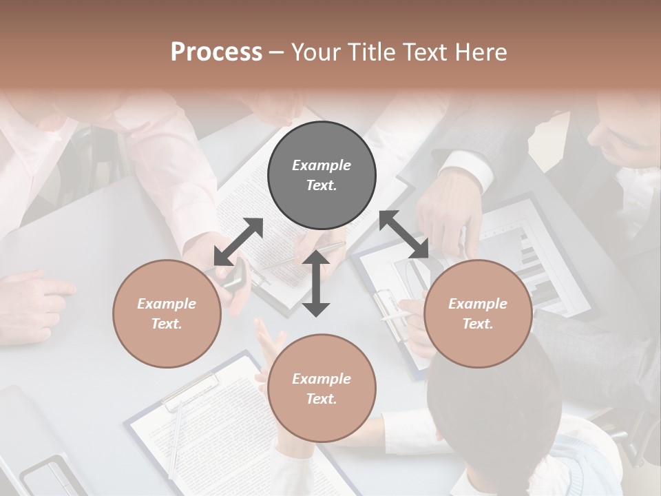 Holding Corporate Collaboration PowerPoint Template