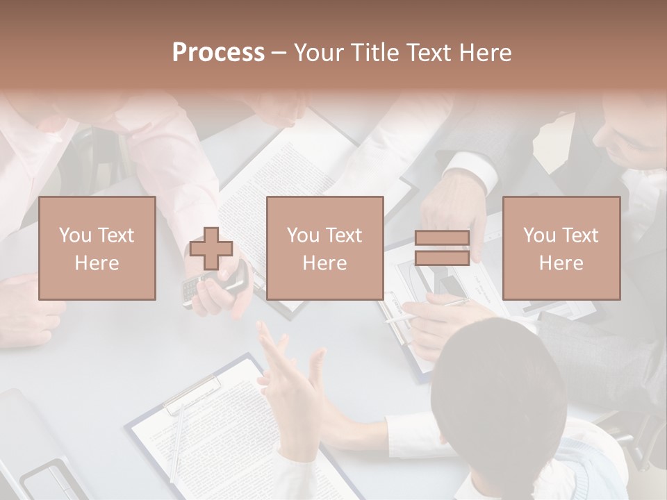 Holding Corporate Collaboration PowerPoint Template