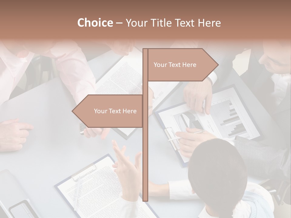 Holding Corporate Collaboration PowerPoint Template