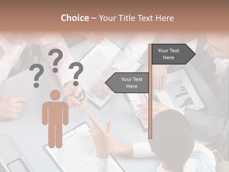 Holding Corporate Collaboration PowerPoint Template