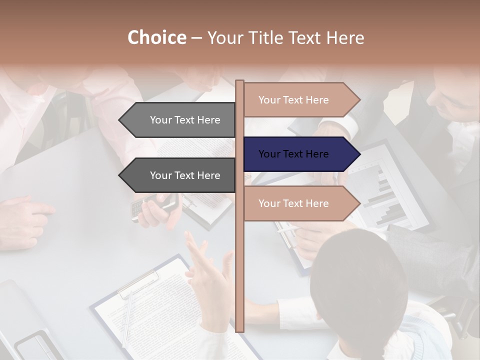 Holding Corporate Collaboration PowerPoint Template
