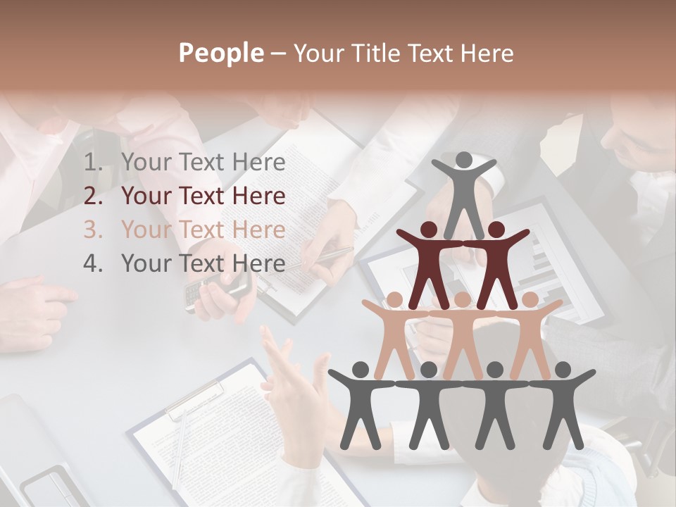 Holding Corporate Collaboration PowerPoint Template