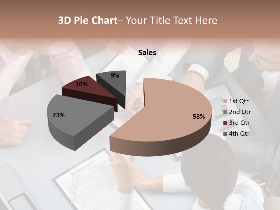 Holding Corporate Collaboration PowerPoint Template