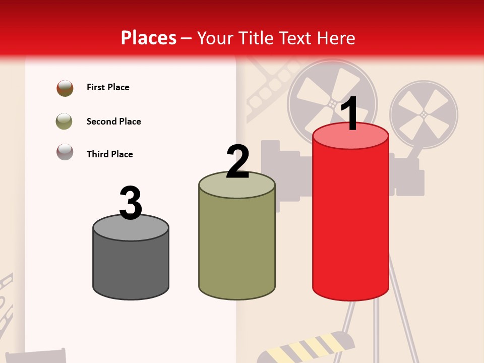 Blockbuster Cameraman Presentation PowerPoint Template