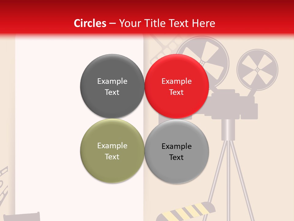 Blockbuster Cameraman Presentation PowerPoint Template