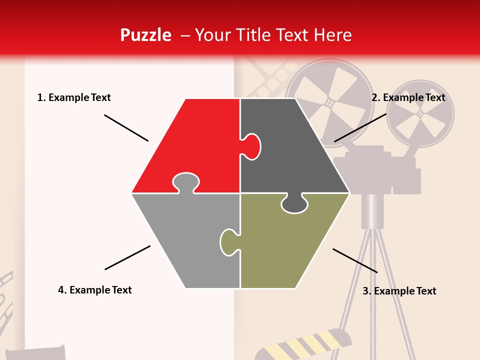 Blockbuster Cameraman Presentation PowerPoint Template